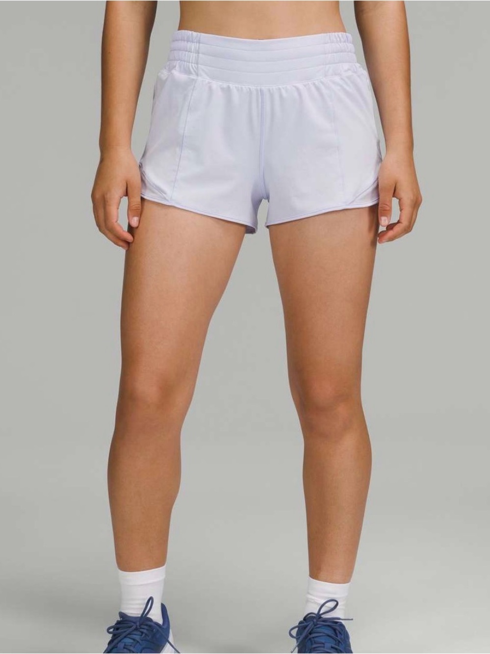 Lululemon Light Purple Hotty Hot 4” Inseam Shorts Size 14
